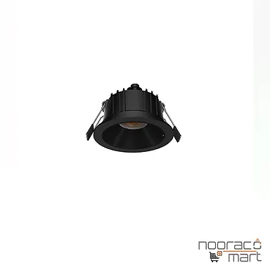 چراغ سقفی توکار 8 وات مشکی SH-2050 شعاع