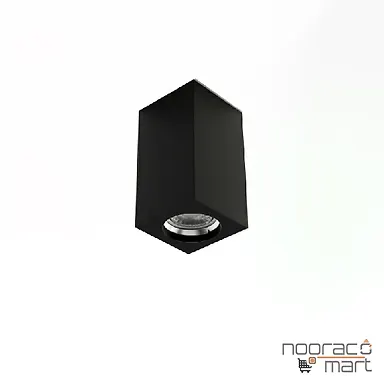 فریم گچی سقفی روکار مشکی تک شعله SH- 6616 شعاع