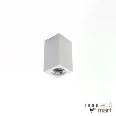 فریم گچی سقفی روکار سفید تک شعله SH- 6616 شعاع