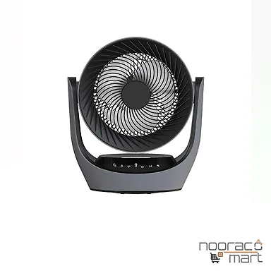 پنکه شارژی پرتابل همراه با چراغ مشکی SH-L2839 شعاع
