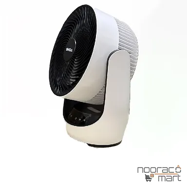 پنکه شارژی پرتابل همراه با چراغ سفید SH-L2839 شعاع