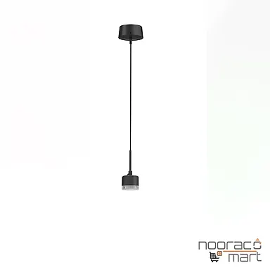 چراغ سقفی آویز استوانه 10 وات مشکی SH-8602S شعاع