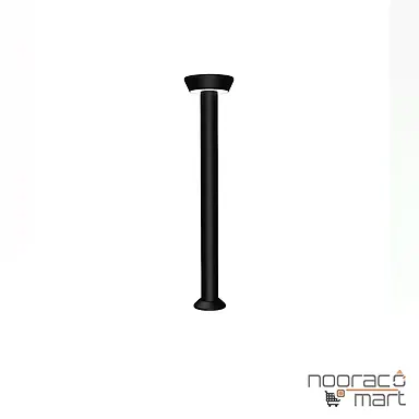 چراغ حیاطی 12 وات مشکی ارتفاع 80 سانتی متری 1268- SH شعاع