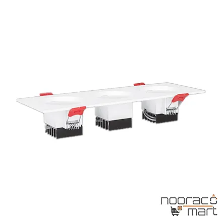 قیمت چراغ توکار سولاریس 3x5 وات پارس شعاع توس