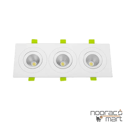 خرید چراغ توکار چشمی تریلایت متحرک 7×3 وات SMD پارس شعاع