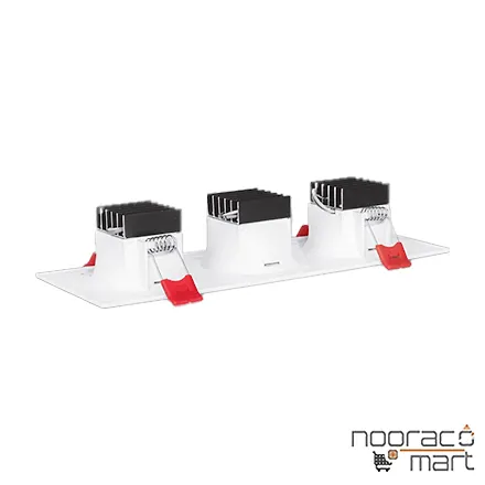 خرید چراغ توکار سولاریس 3x5 وات پارس شعاع