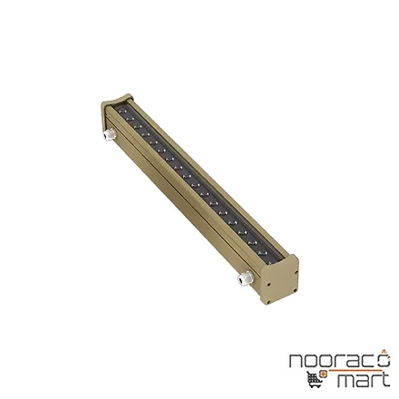 خرید و قیمت چراغ وال واشر آذرخش 4 (RGB) 25 وات 50 سانتی متر 50 درجه گلنور