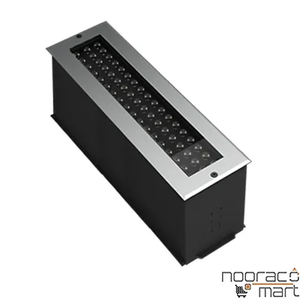 چراغ دفنی آذرین 1 (RGB) 50 وات 100 سانتی متر 50x15x3 درجه گلنور