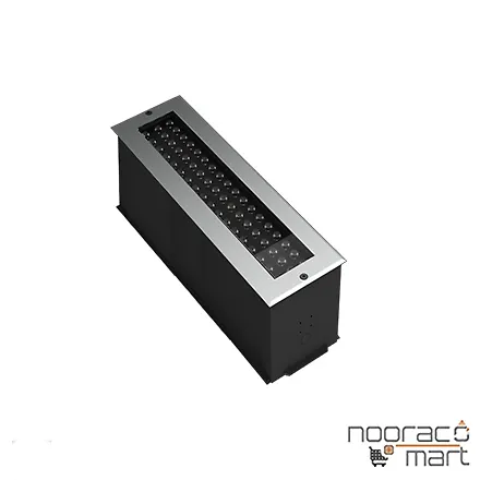 چراغ دفنی آذرین 1 (RGB) 25 وات 50 سانتی متر 50 درجه گلنور