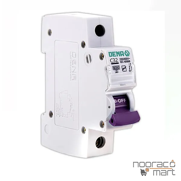 کلید مینیاتوری 32 آمپر تک پل C دنا الکتریک ایرانیان