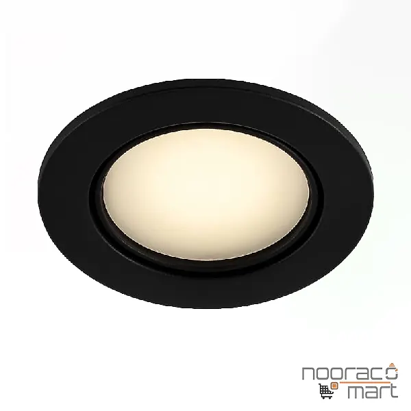 چراغ سقفی توکار مشکی SH-1029 شعاع