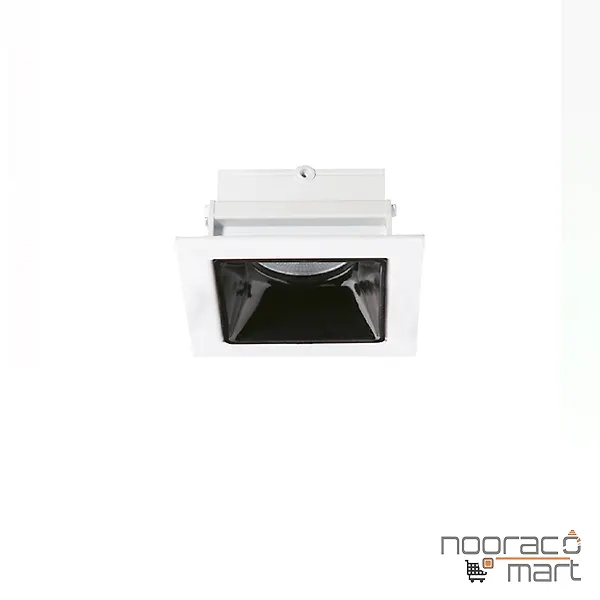 چراغ سقفی توکار سفید تک شعله SH- 6201 شعاع