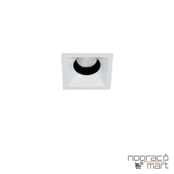 چراغ توکار مربع آرتمیس سفید 12 وات 35 درجه مازی نور