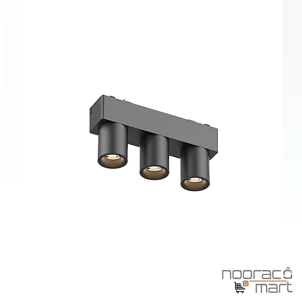 چراغ نقطه ای سه شعله مگنتی 6 وات  SH-MG-04-3x2W شعاع