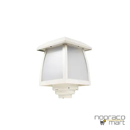 چراغ حیاطی سرلوله سفید SH-4503 شعاع