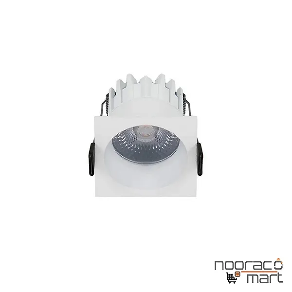 چراغ سقفی توکار 12 وات سفید دیمردار N1021- S نوران