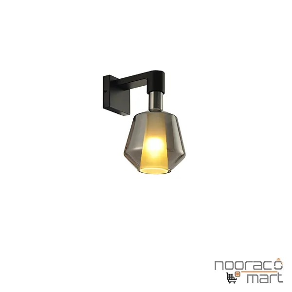 چراغ دیواری 1 وات خاکستری وندا GY-OM 170 لامپ نور