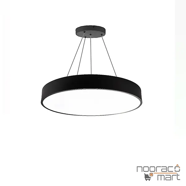 چراغ سقفی آویز گرد 40 وات مشکی SH- 7025S شعاع