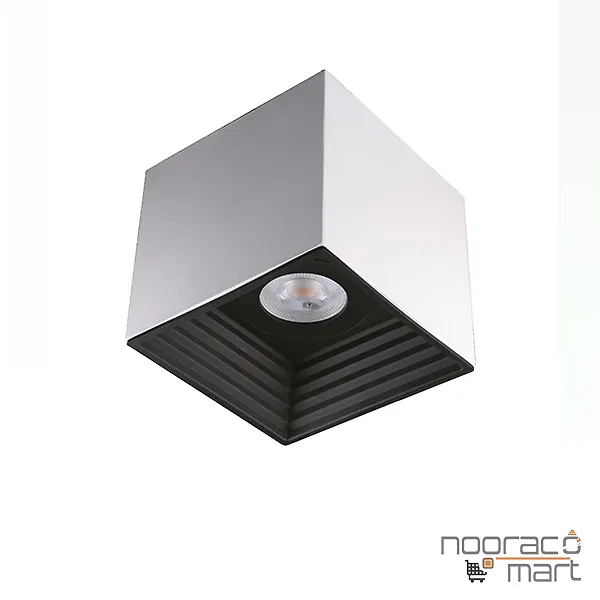 چراغ سقفی روکار مربع 7 وات سفید SH-4416 شعاع