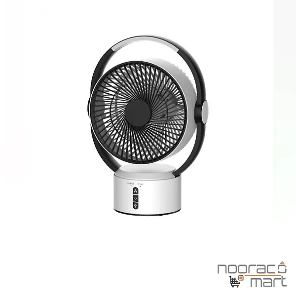 پنکه شارژی پرتابل همراه با چراغ SH-L2819 شعاع